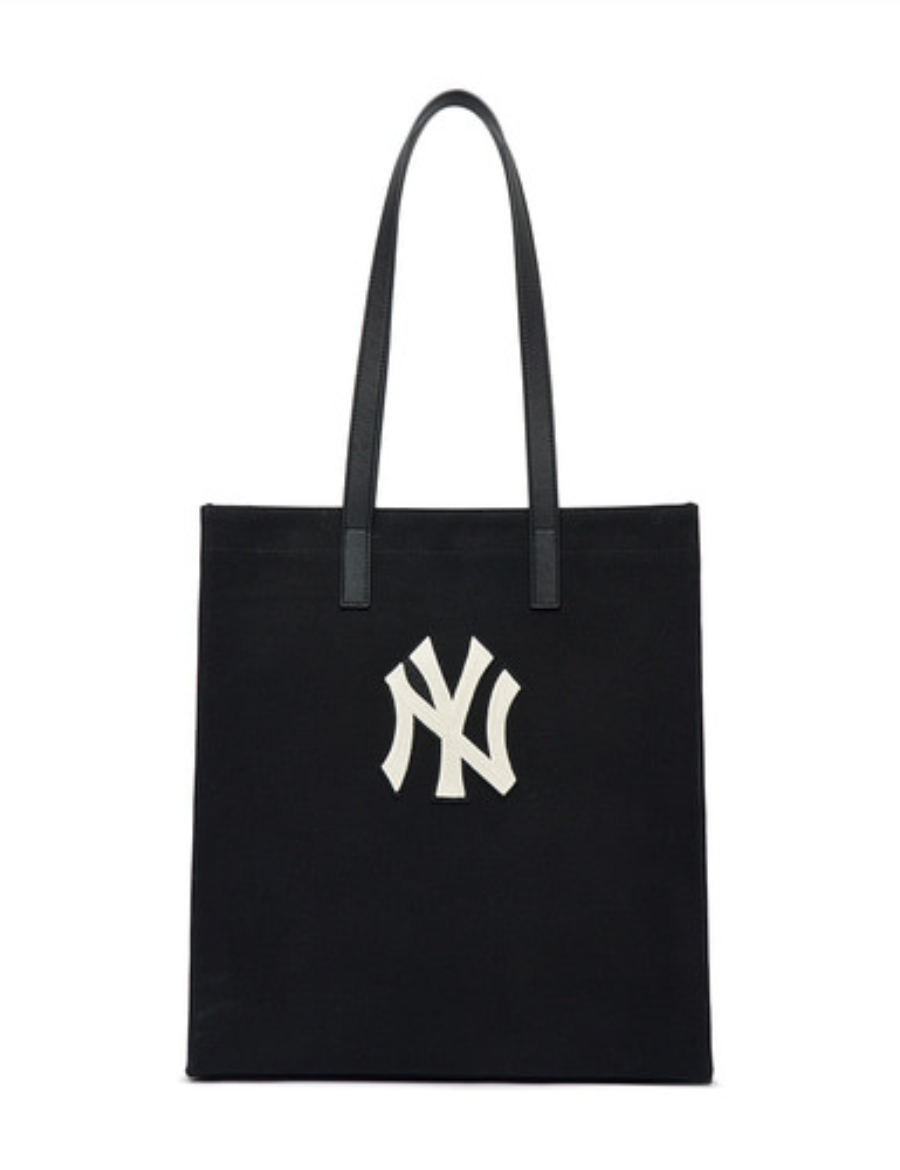 MLB New York Yankees Canvas Tote Bag (Black)