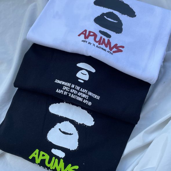 Aape Short Sleeve Tee (White)