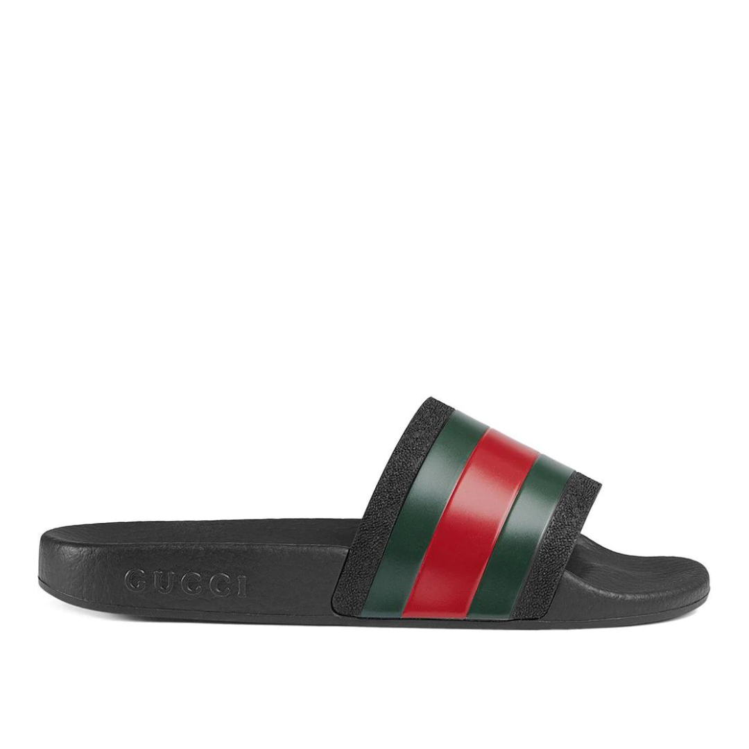 Gucci Web Slide Sandal (Black) - Shop Streetwear, Sneakers, Slippers and Gifts online | Malaysia - The Factory KL