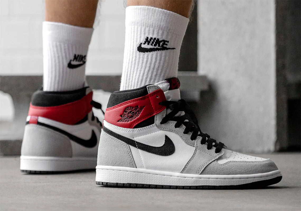 Air Jordan 1 Retro High sneakers OG 'Light Smoke Grey" - Shop Streetwear, Sneakers, Slippers and Gifts online | Malaysia - The Factory KL