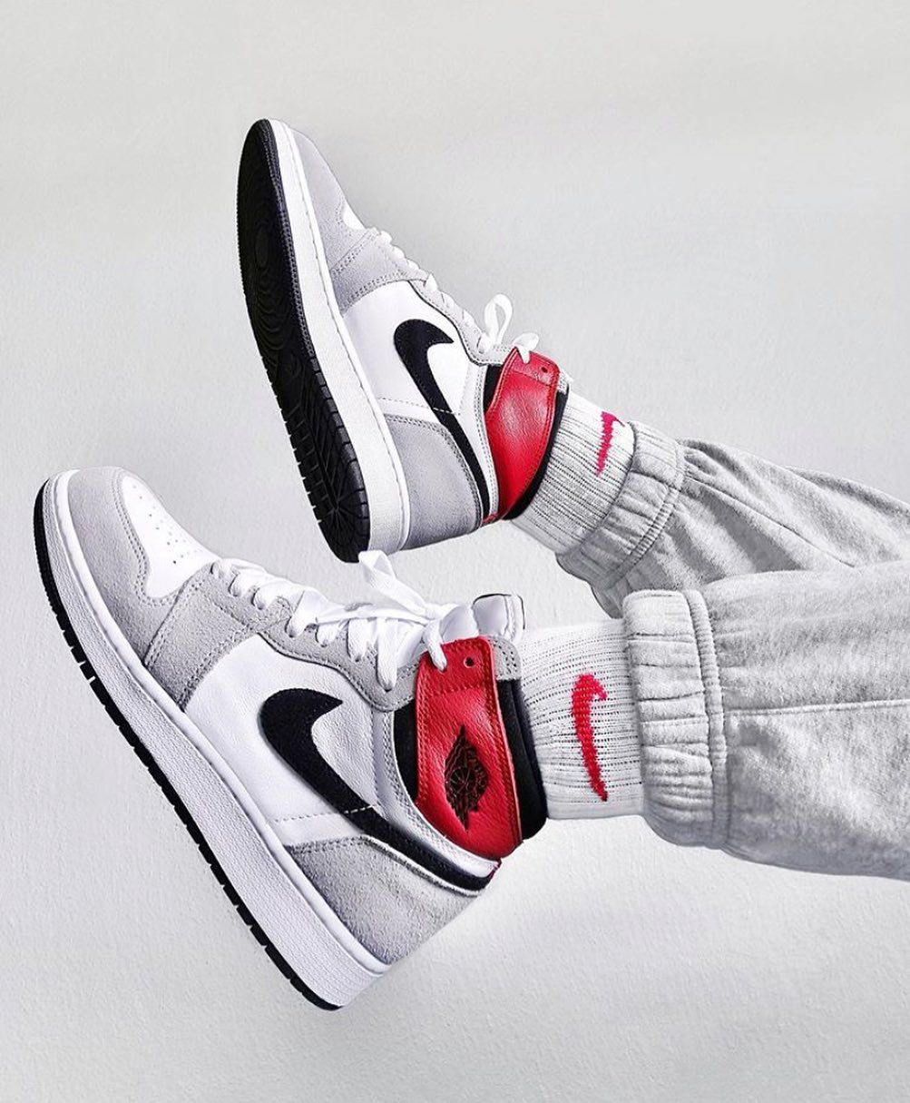 Air Jordan 1 Retro High sneakers OG 'Light Smoke Grey" - Shop Streetwear, Sneakers, Slippers and Gifts online | Malaysia - The Factory KL