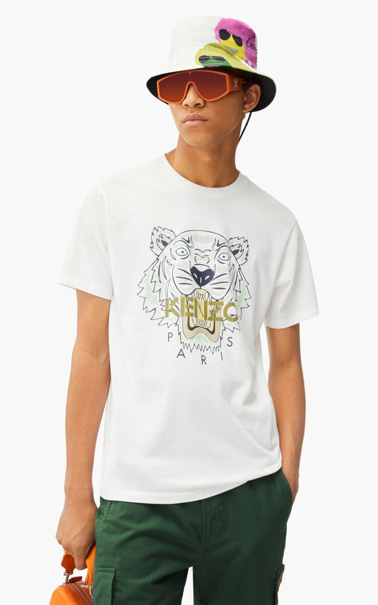 Kenzo Green & Gold Tiger T-Shirt ( New Design )