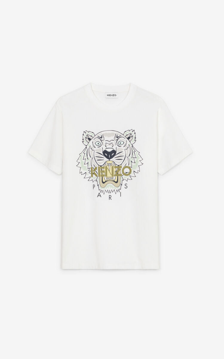 Kenzo Green & Gold Tiger T-Shirt ( New Design )