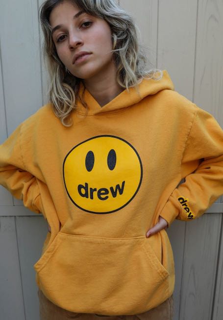 Drew House Pullover Mascot Hoodie - Yellow