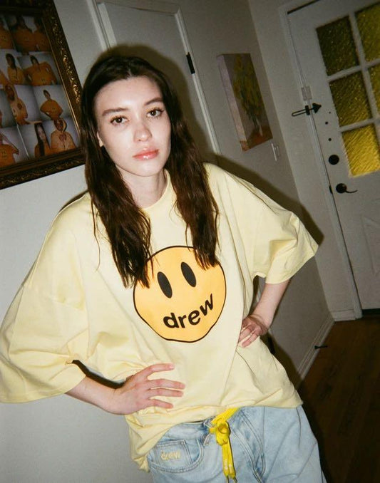 Drew House Mascot SS Tee - Light Yellow