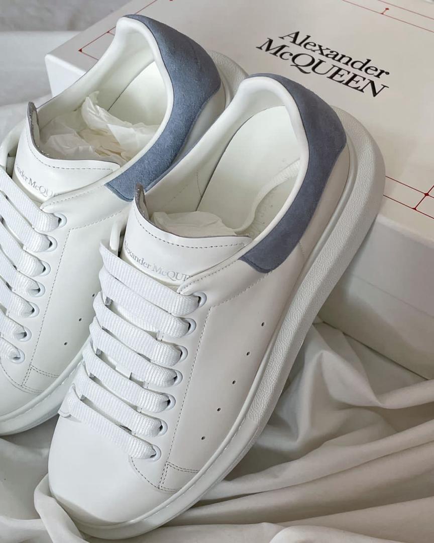 Alexander McQueen Oversized Sneaker (Suede Blue)