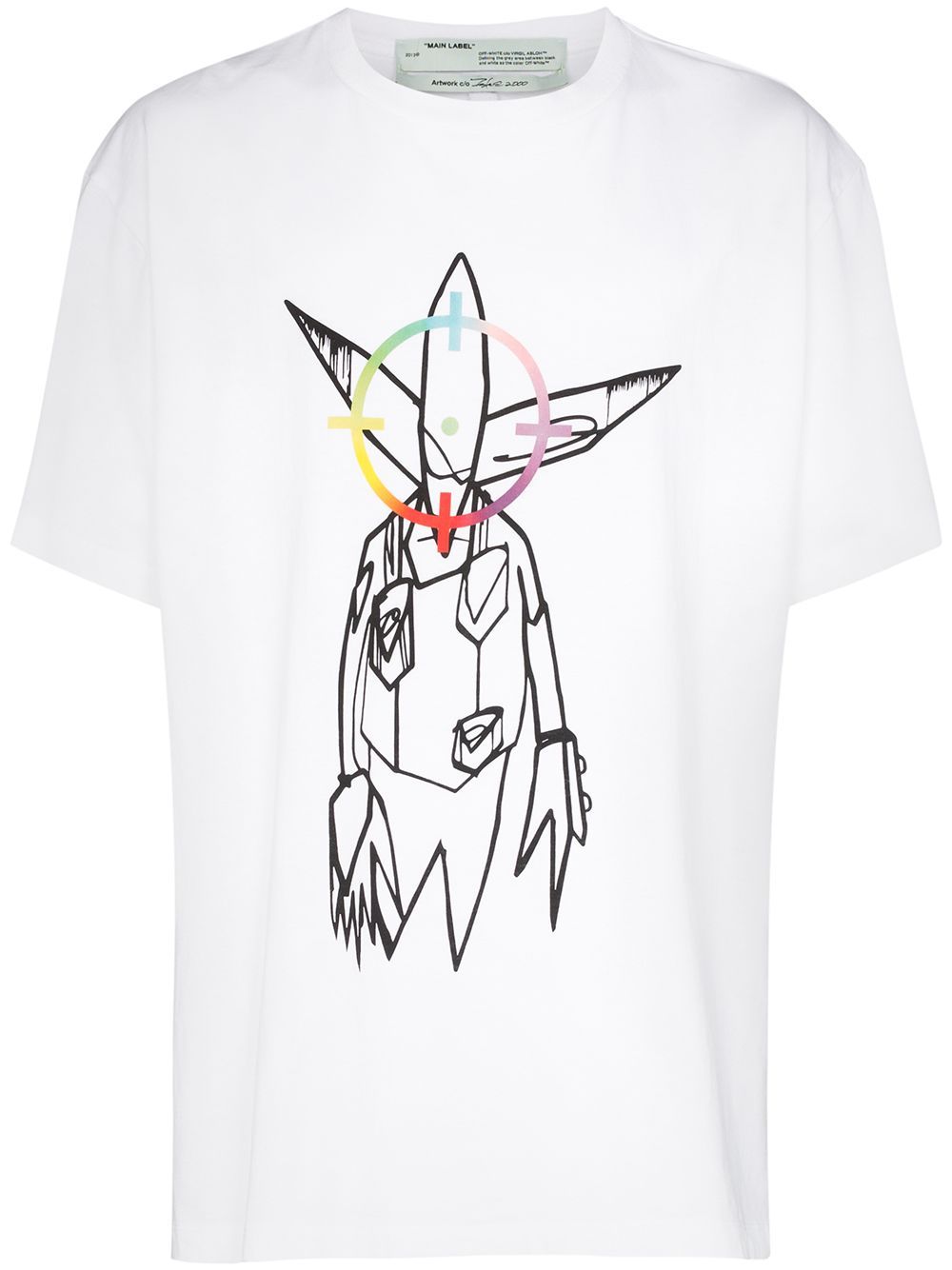 OFF-WHITE x FUTURA ALIEN PRINT TEE - Shop Streetwear, Sneakers, Slippers and Gifts online | Malaysia - The Factory KL