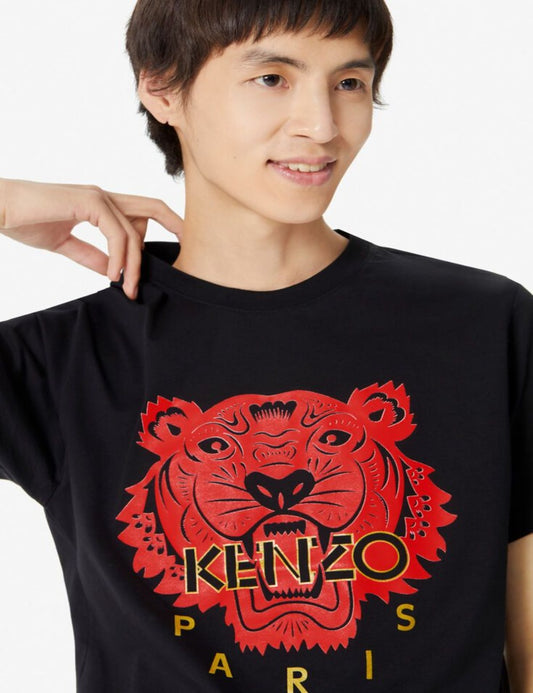 Kenzo 3D Red Tiger Logo T-Shirt - Shop Streetwear, Sneakers, Slippers and Gifts online | Malaysia - The Factory KL