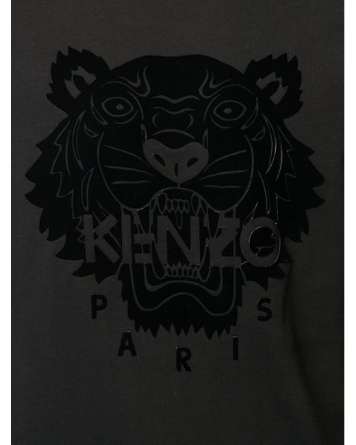 Kenzo Flock Black Tiger Logo T-Shirt - Shop Streetwear, Sneakers, Slippers and Gifts online | Malaysia - The Factory KL