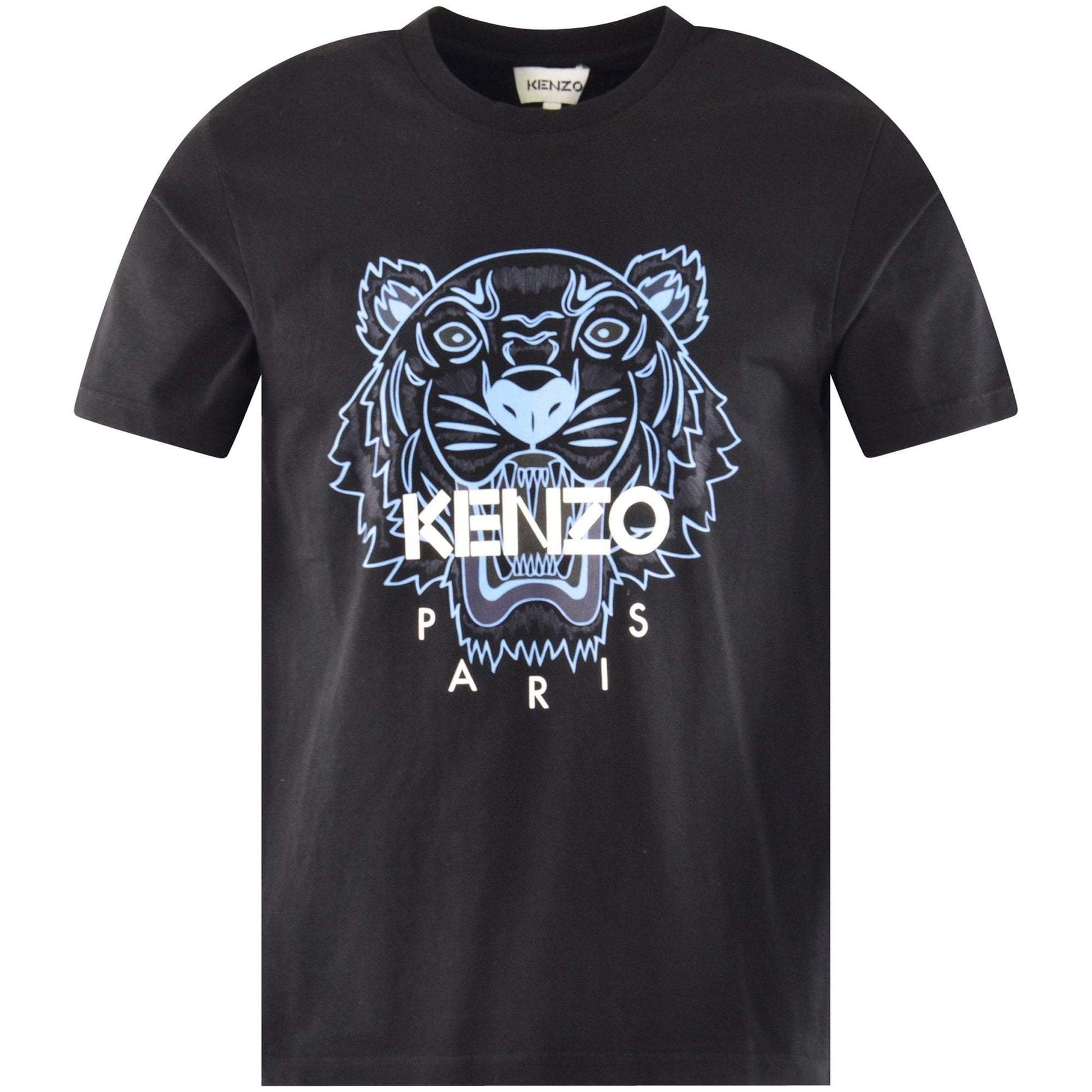 Kenzo Black & Blue Tiger Head Motif T-Shirt ( New Design ) - Shop Streetwear, Sneakers, Slippers and Gifts online | Malaysia - The Factory KL