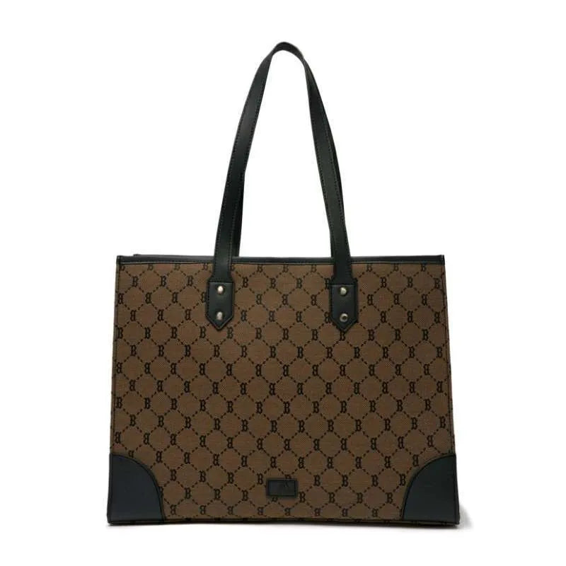 MLB MONOGRAM Diamond Jacquard Shopper Bag New York Yankees / Boston Redsox