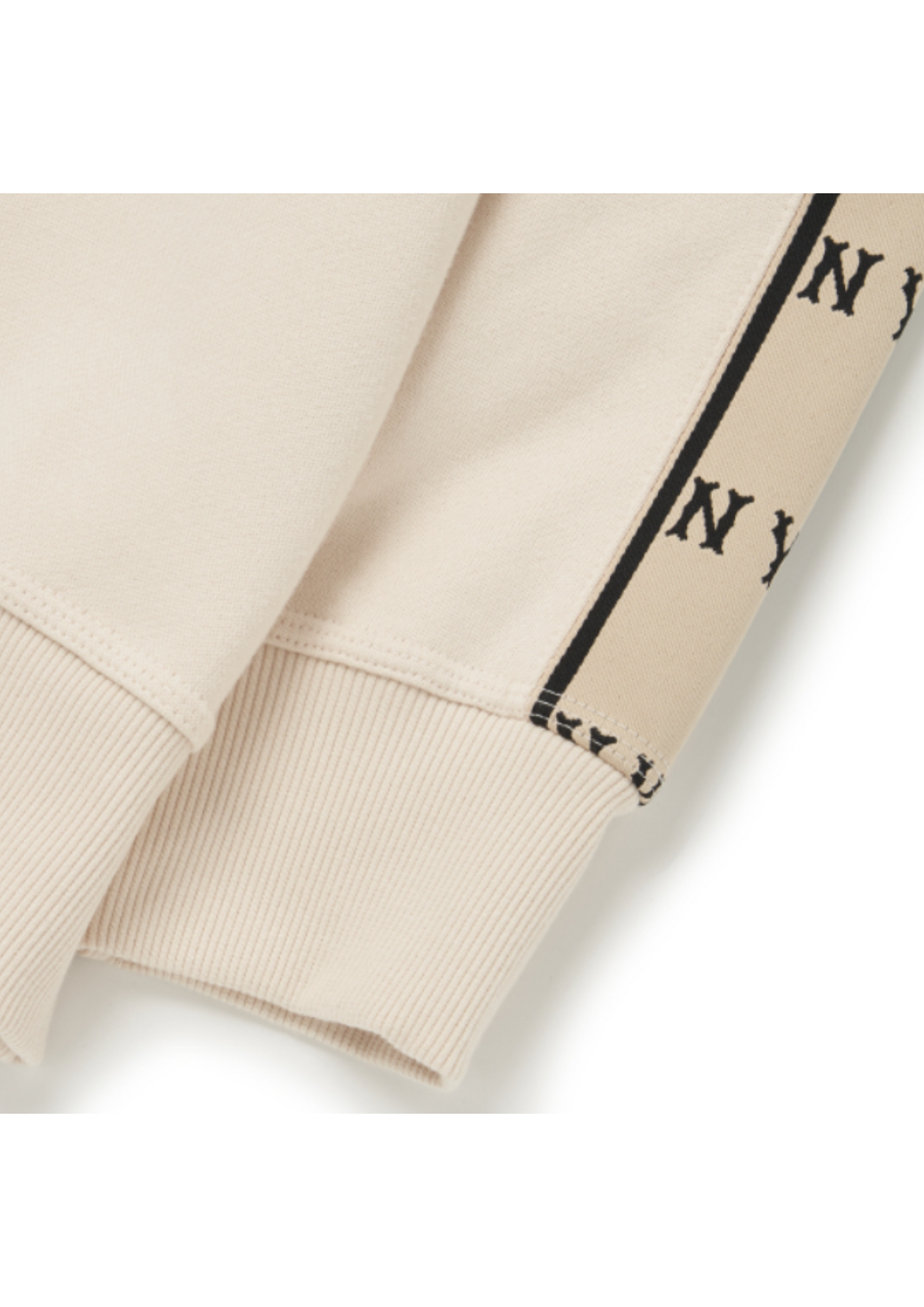 MLB New Era New York Yankees Monogram Tape Sweatshirts (Cream)