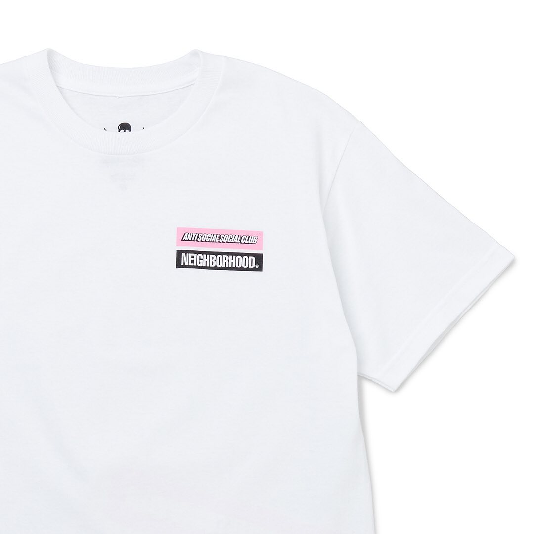 Anti Social Social Club x Neighborhood 'Stuck On You' Tee (White) - Shop Streetwear, Sneakers, Slippers and Gifts online | Malaysia - The Factory KL