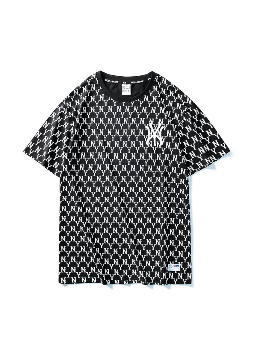 WATER MONOGRAM OVER FIT T-SHIRTS NEW YORK YANKEES