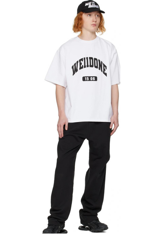 WE11DONE FW22 Printed T-Shirt (White)