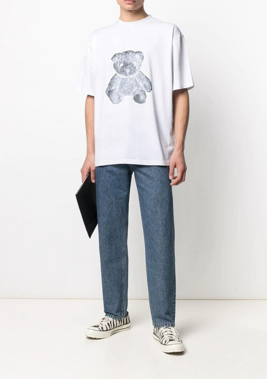 WE11DONE Teddy Pearl Necklace T-Shirt (White)