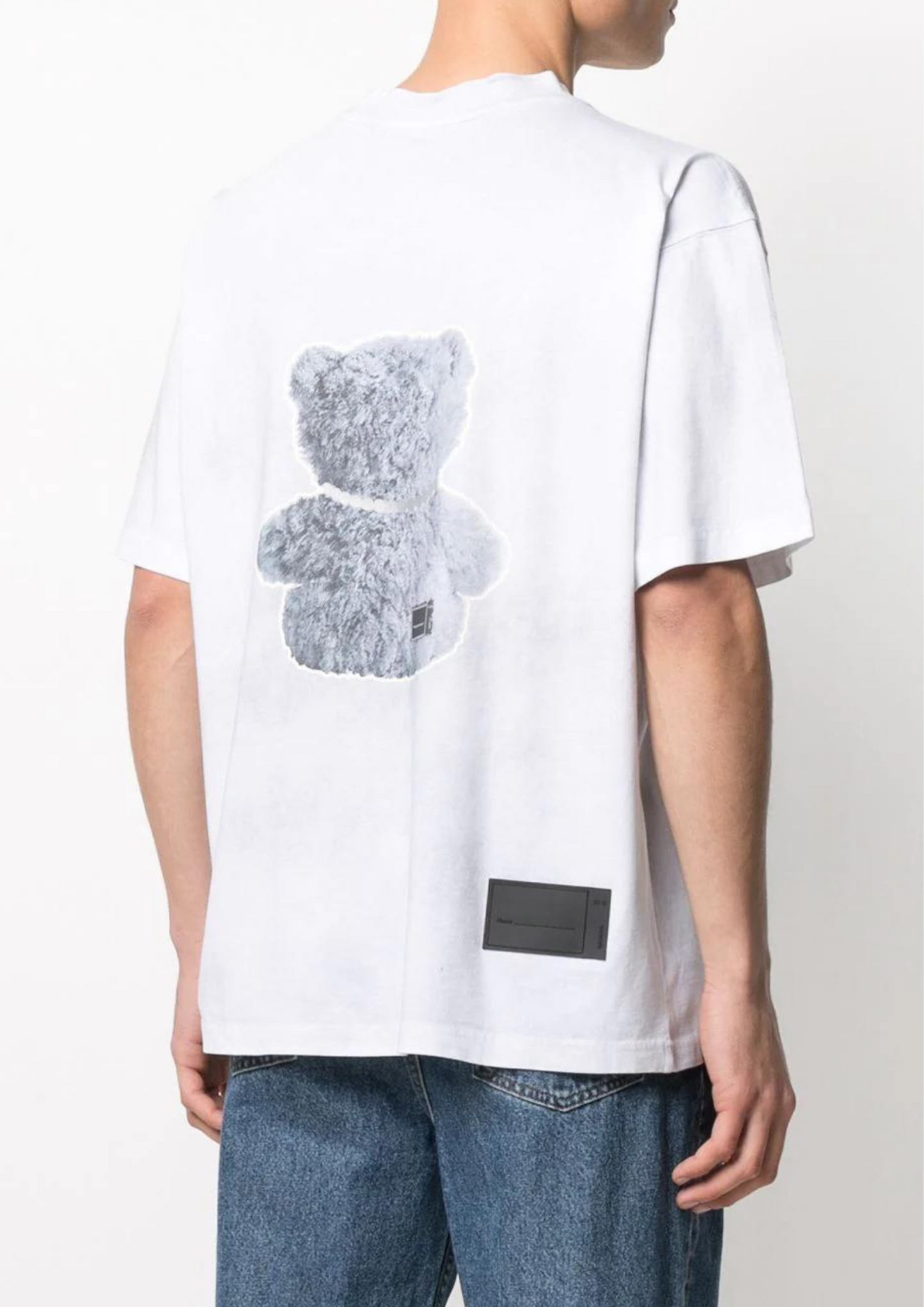 WE11DONE Teddy Pearl Necklace T-Shirt (White)