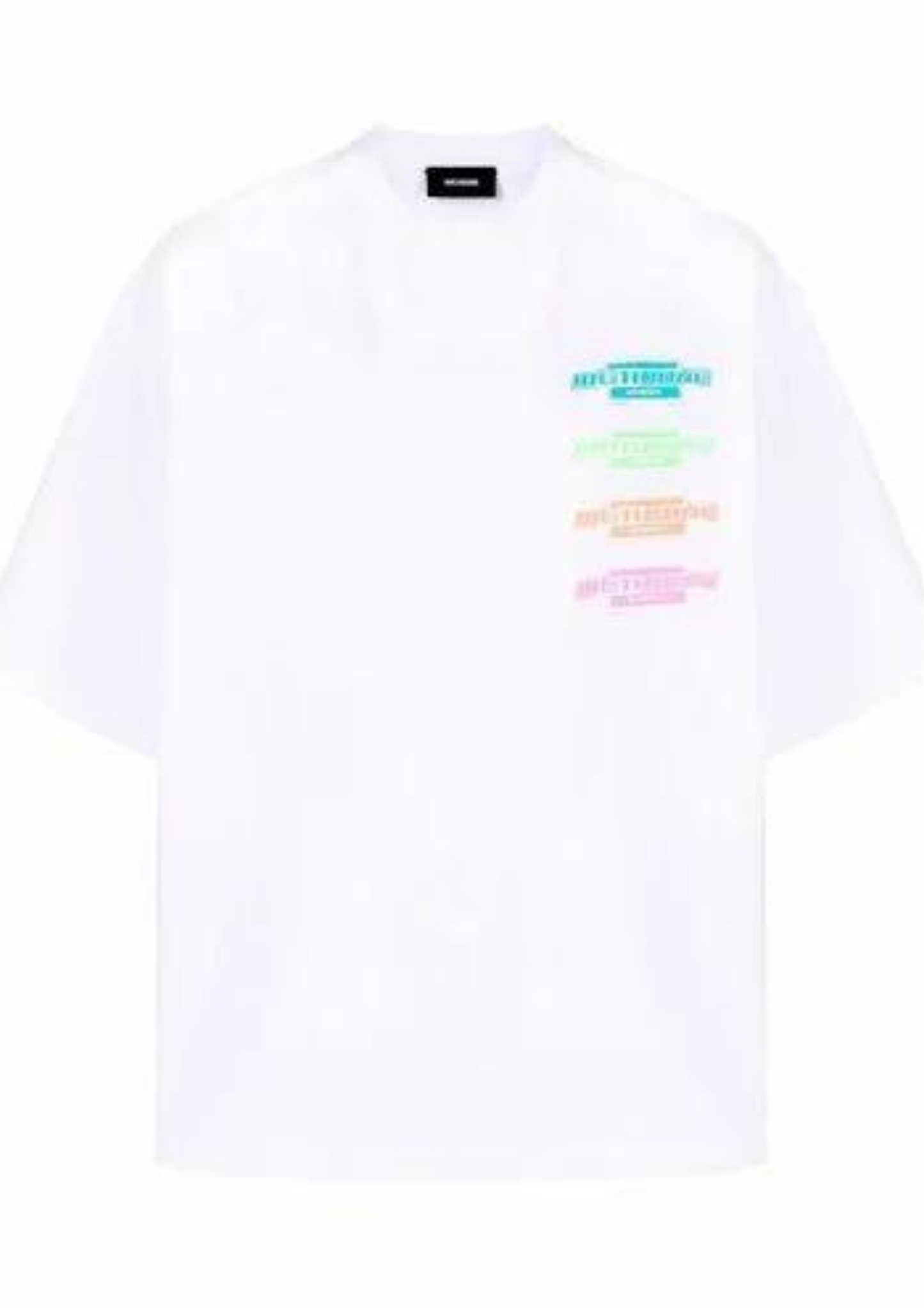 WE11DONE Printed Logo T-Shirt (White)