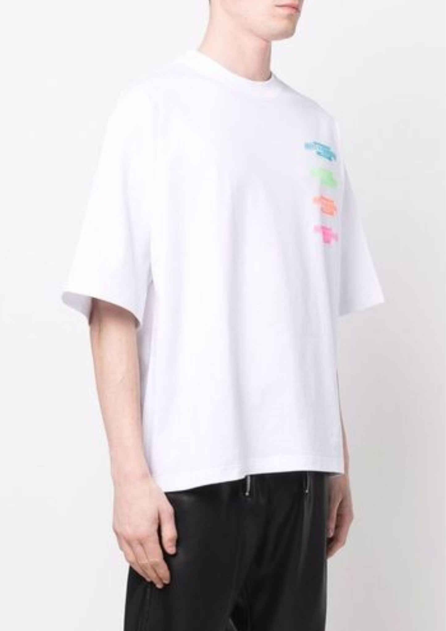 WE11DONE Printed Logo T-Shirt (White)