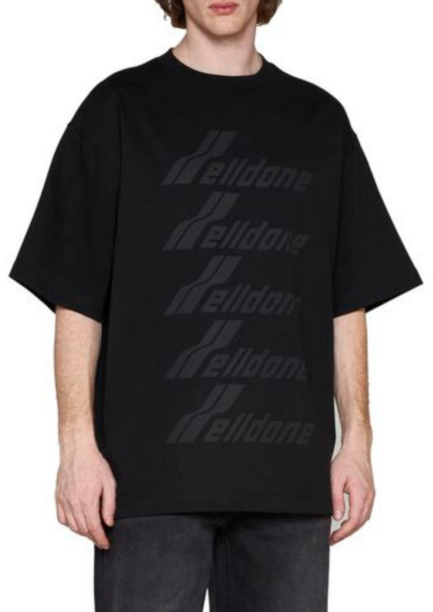 WE11DONE Logo T-Shirt (Black)
