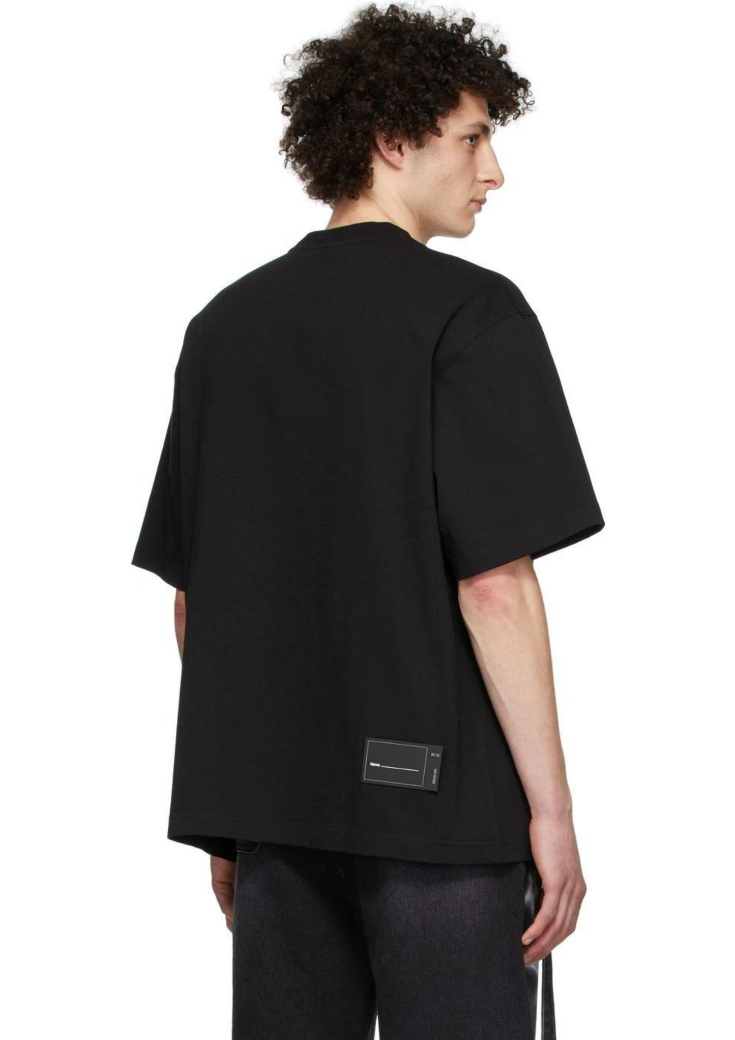 WE11DONE Printed T-Shirt (Black)