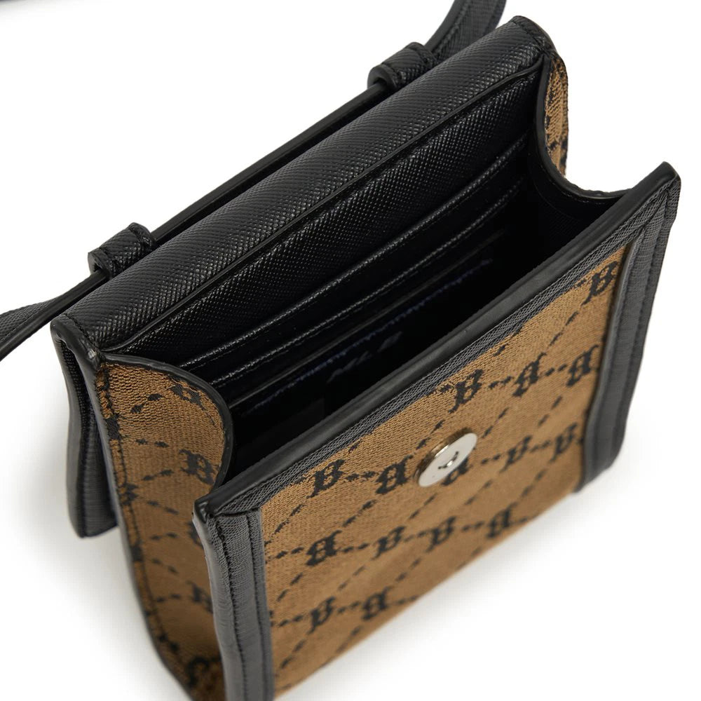 MLB Monogram Phone Pouch Boston Red Sox D.Beige