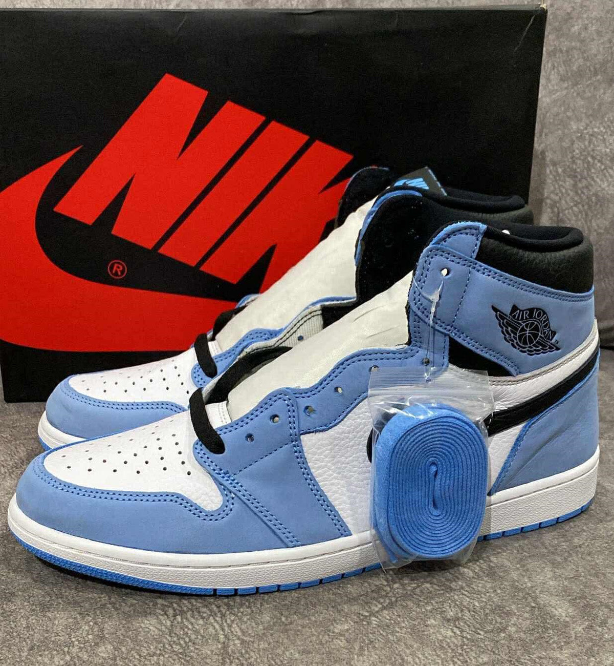 [Pre-Used] AJ1 High University Blue Suede