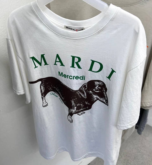 Mardi Mercredi DDanji T-Shirt (White Green)