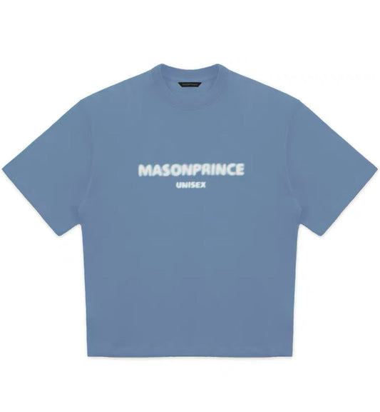 MASONPRINCE Unisex Basic Logo T-Shirt (Blue)