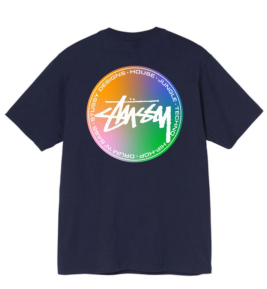 Stussy Dot Mix Dyed Tee (Navy)