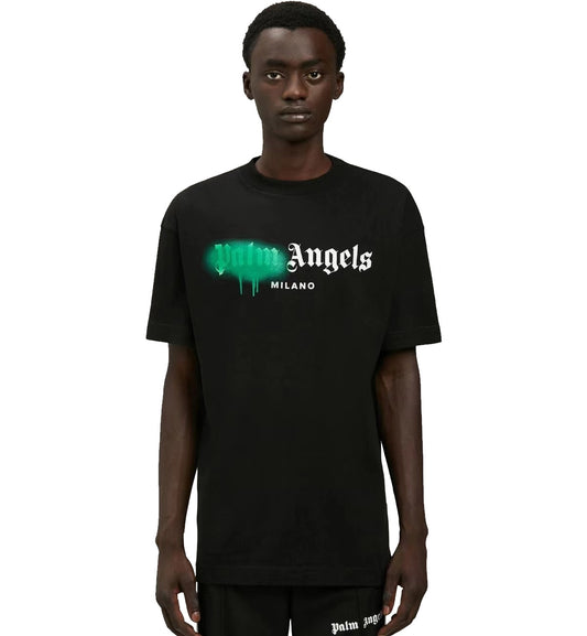 Palm Angels Milano Sprayed T-Shirt (Black)