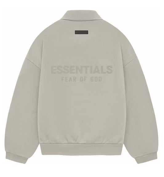 Fear of God - Essentials Long Sleeve Polo Shirt SS24 (Seal)