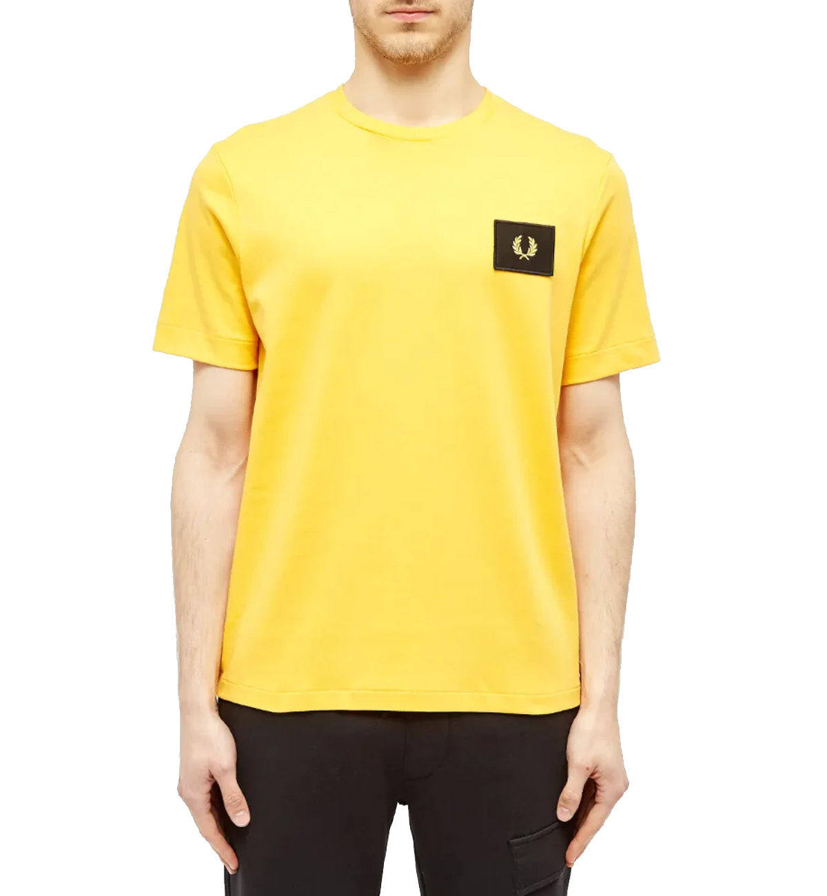 Fred Perry Acid Bright Logo T-Shirt (Yellow)