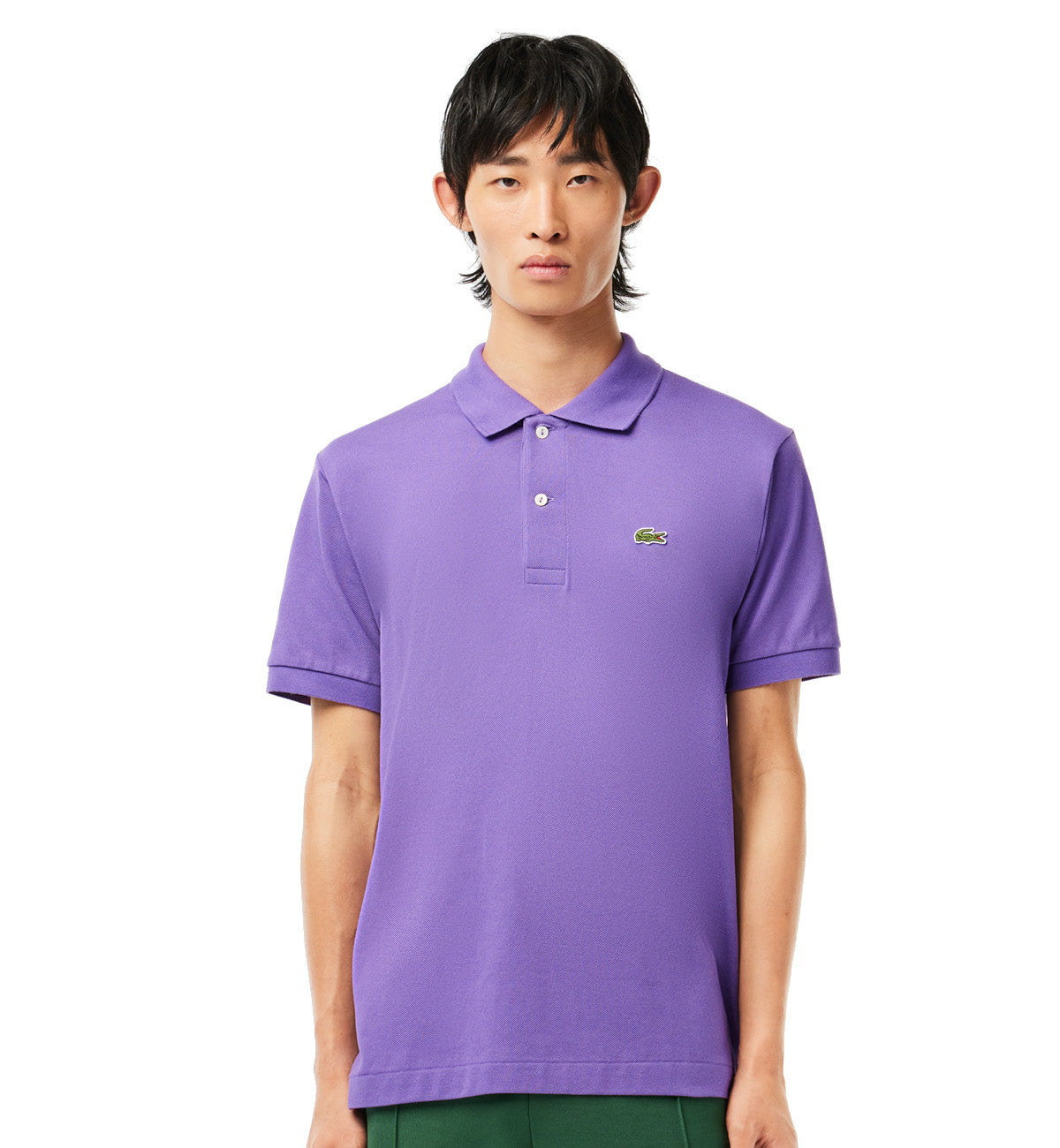 Lacoste Classic Fit Cotton Polo Shirt (Light Purple)