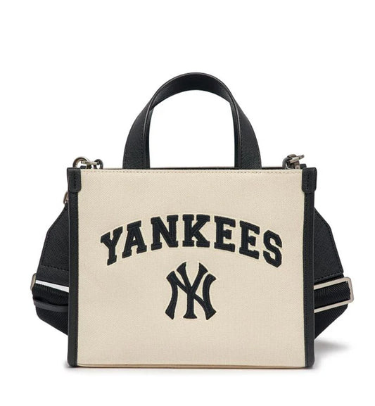 MLB Varsity Shopper Bag NY Yankees (White)