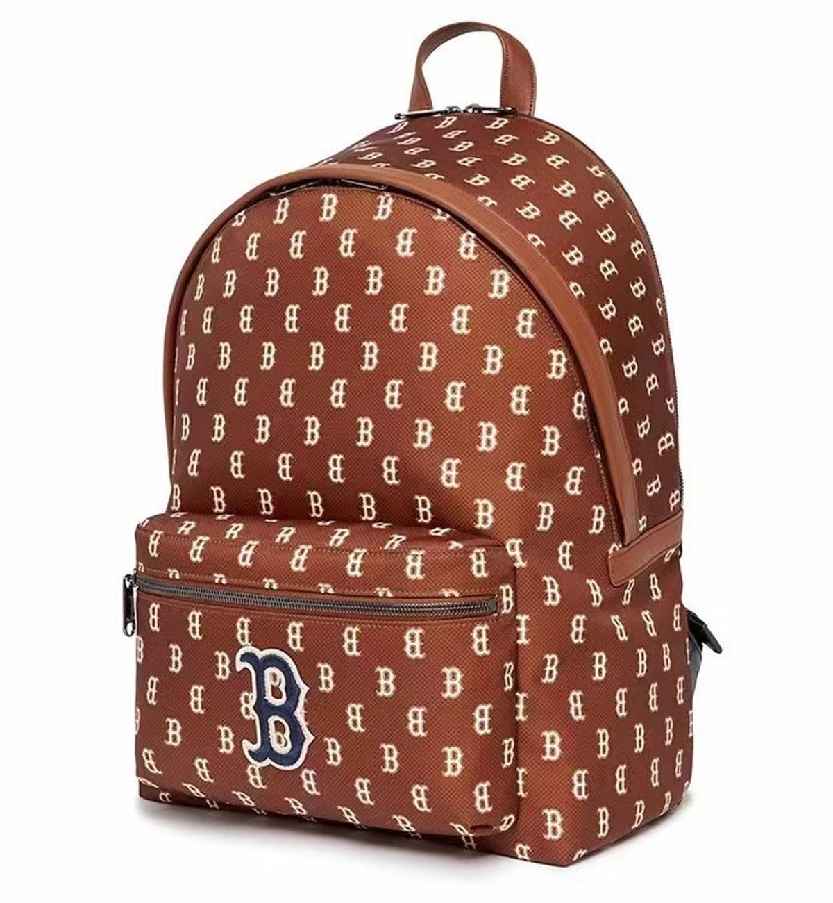 MLB Monogram Backpack Boston Red Sox (Brown)