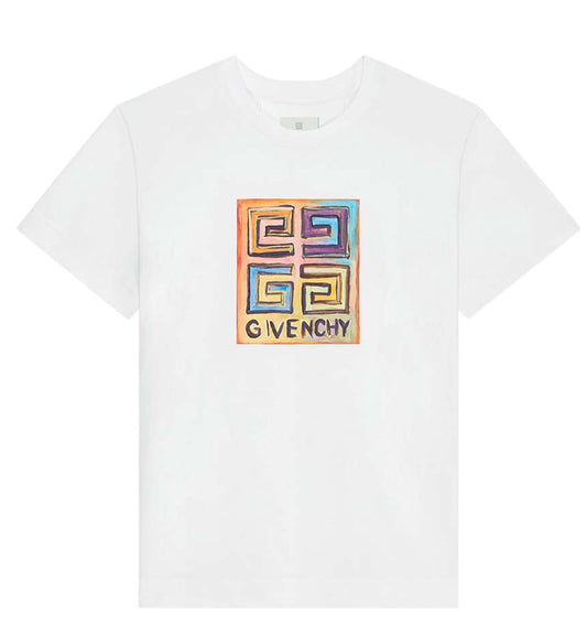 Givenchy 4G Sun Printed T-Shirt (White)