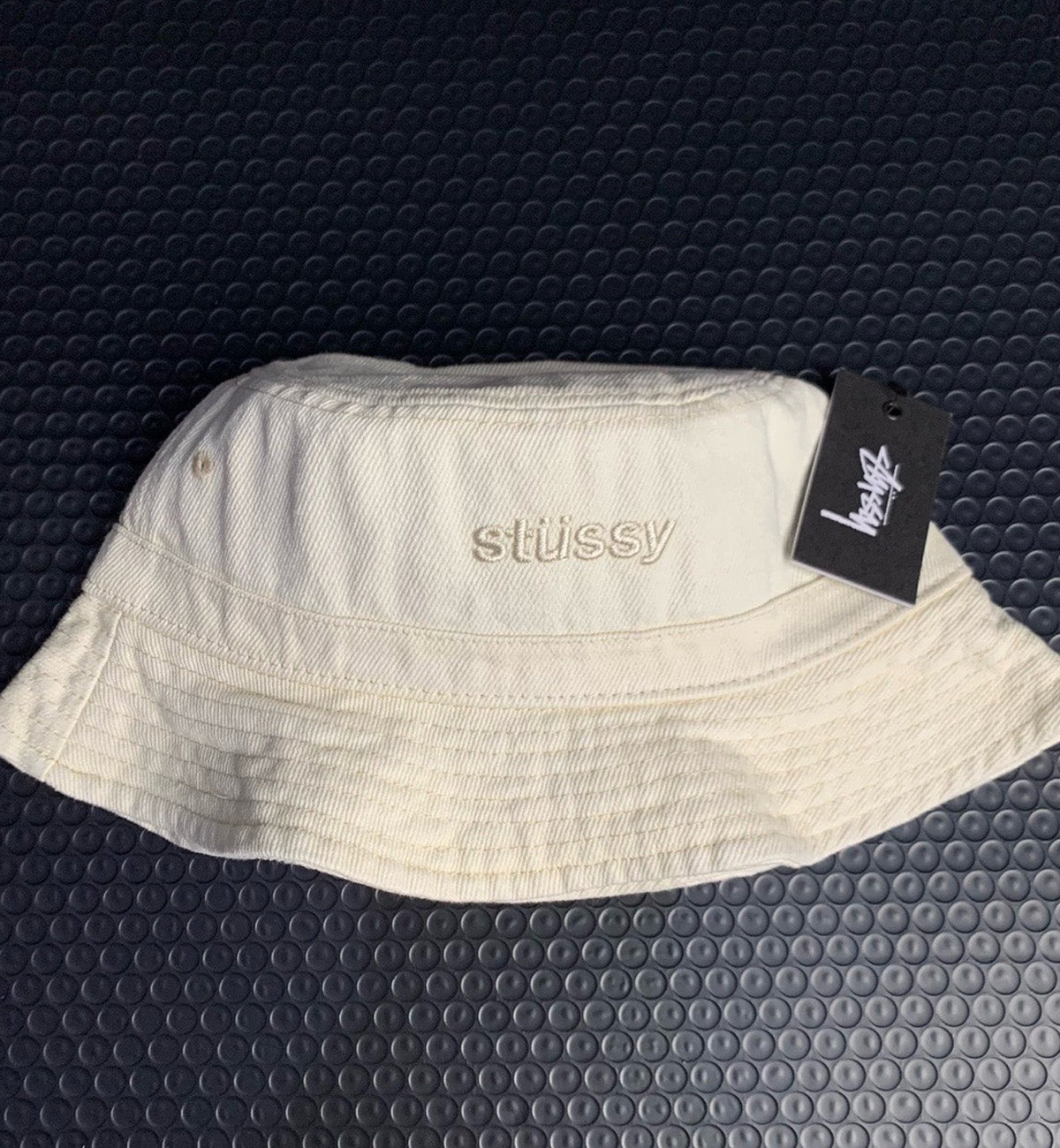 Stussy Aurora Washed Twill Bucket Hat (Natural)