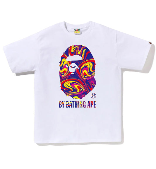 Bape Marbling By Bathing Ape T-Shirt (White)