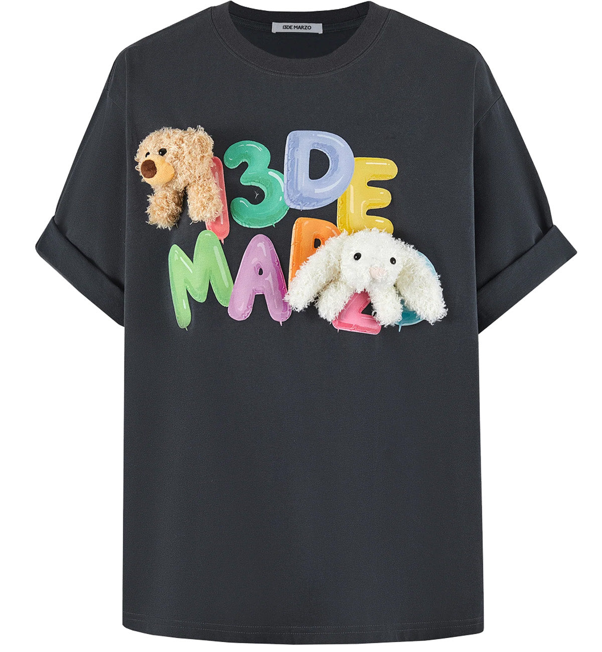 13DE MARZO Doozoo Balloon T-shirt (Black)