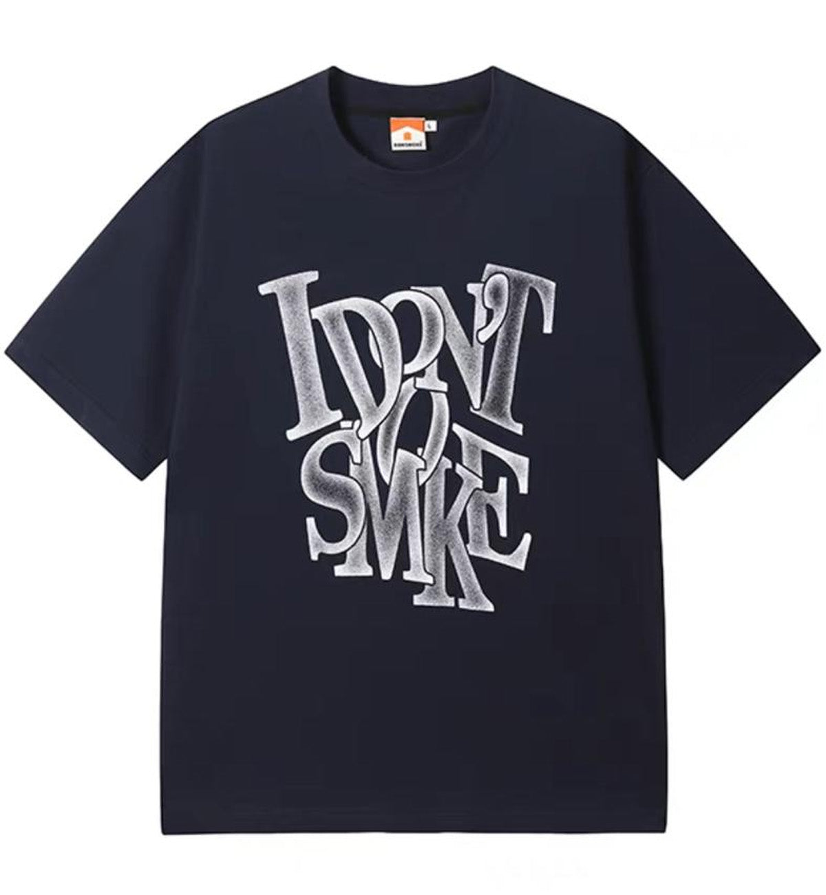 I Don't Smoke Rumble Logo T-Shirt (Navy)