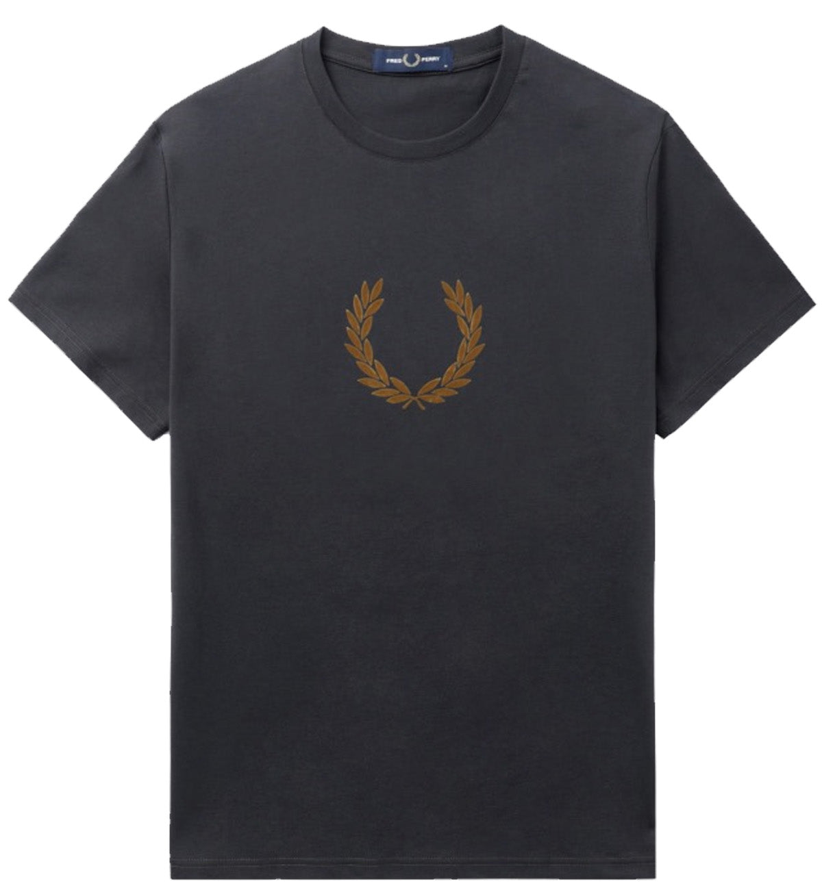 Fred Perry Small Bronze Laurel Wreath T-Shirt (Black)