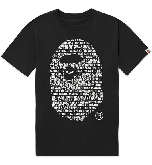 Bape Japan Ape Head T-Shirt (Black)