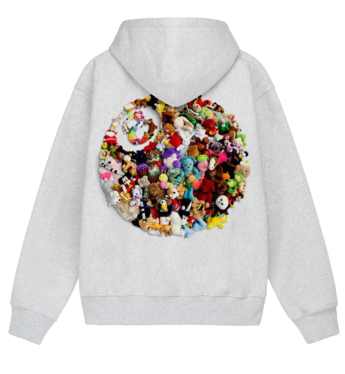 Stussy Plush Hoodie (Ash Heather)