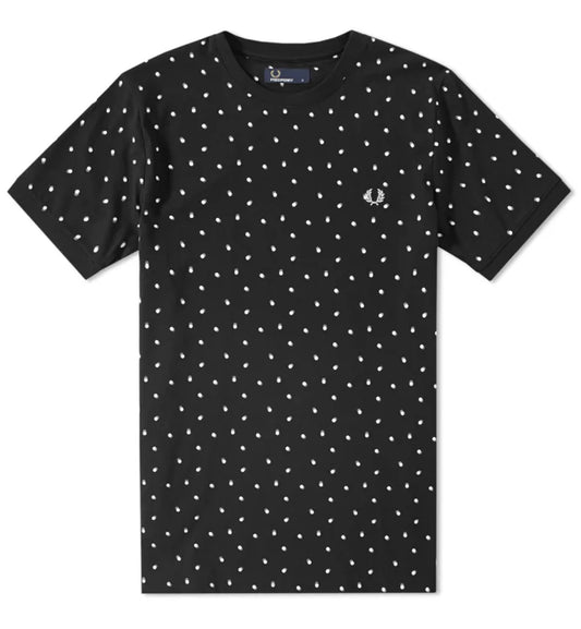 Fred Perry Dot T-Shirt (Black)