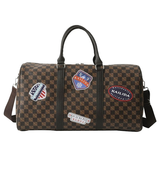 ResNonverba Pixel Duffel Bag (Brown)