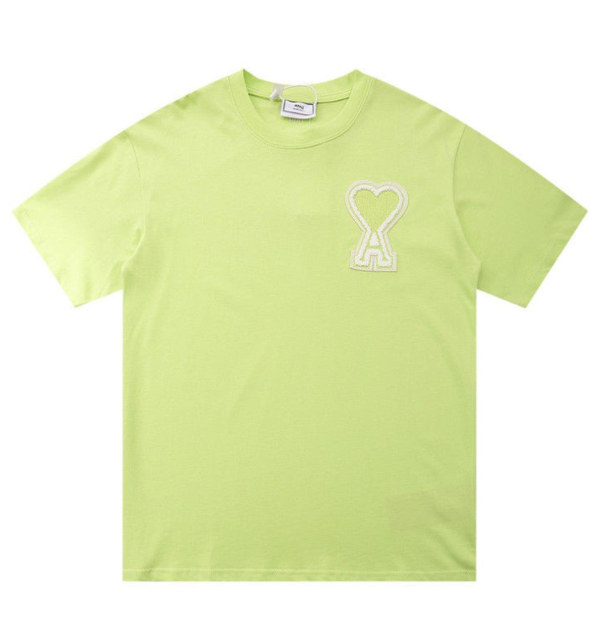 Ami de Coeur Outline Heart T-shirt (Lime)