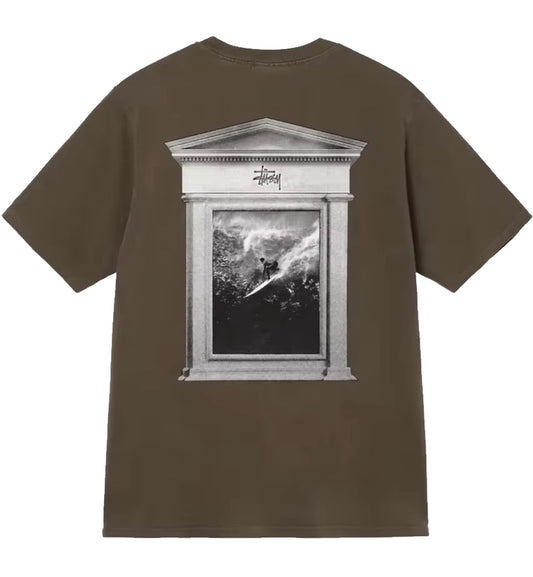Stussy Surf Tomb Pigment Dyed Tee (Brown)