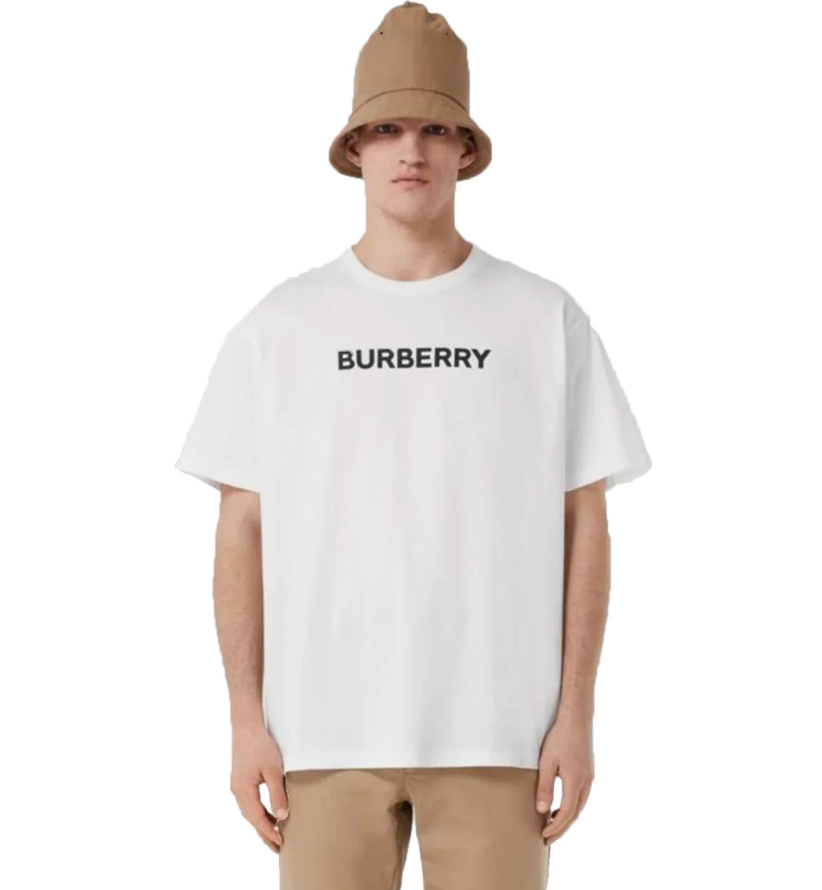 Burberry Logo Cotton Oversized T-Shirt SS22 (White)