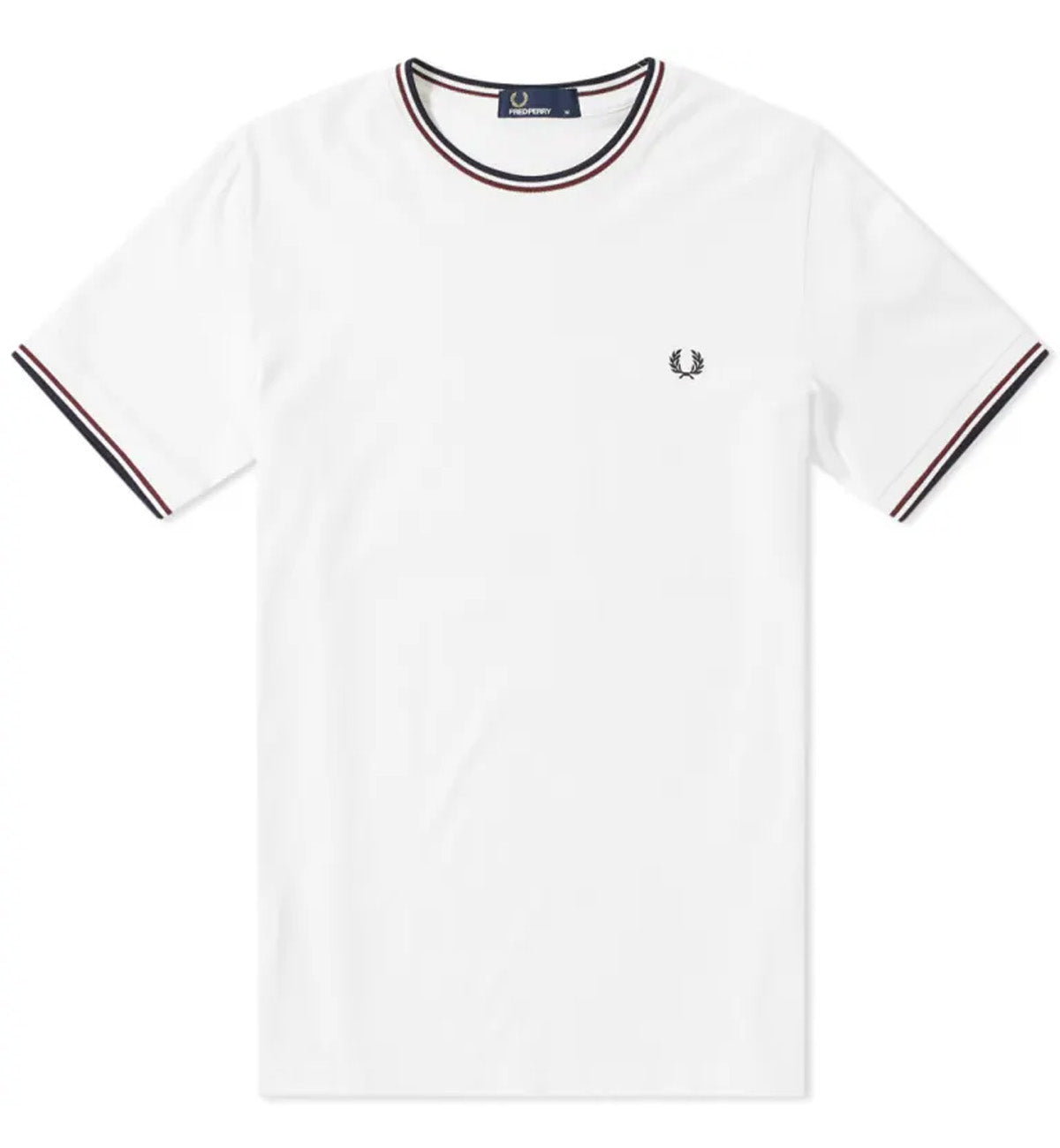 Fred Perry Red & Black Twin Tipped T-Shirt